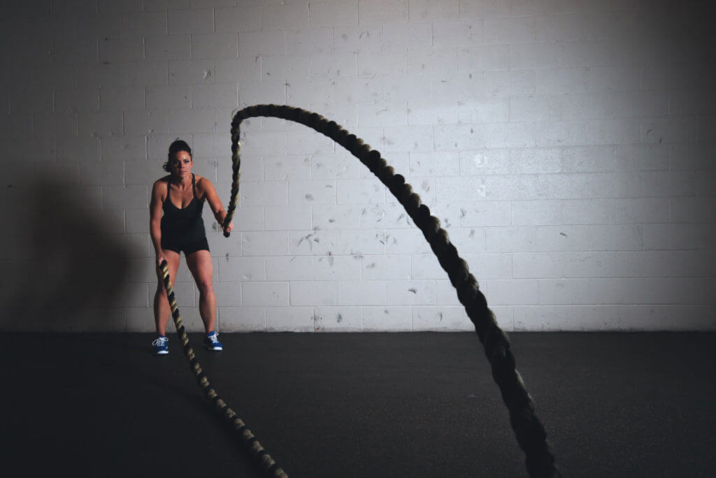 battle rope conditioning at vector health